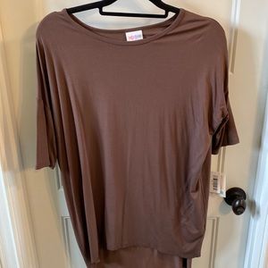 NWT LuLaRoe Irma size XS -Brown